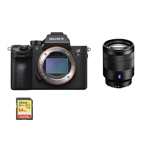 SONY A7R III + SEL 24-70MM F4 ZA OSS + 64GB SD card