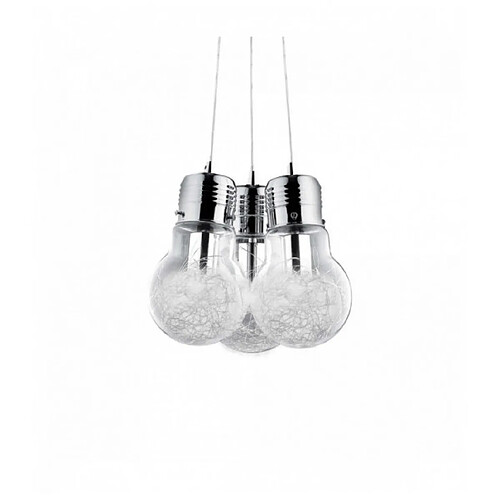 Ideal Lux Suspension Aluminium LUCE MAX 3 ampoules