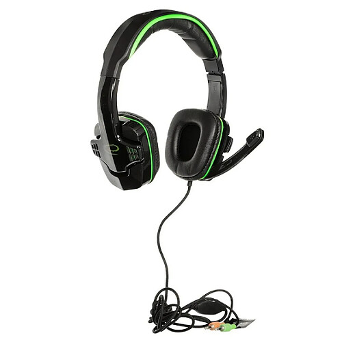 Casques avec Microphone Esperanza EGH310G Vert Noir