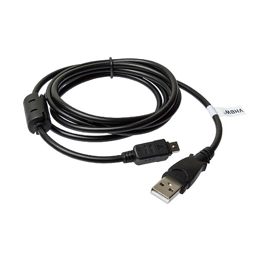 Vhbw Câble USB pour OLYMPUS MJU 1060, remplace CB-USB5, CB-USB6