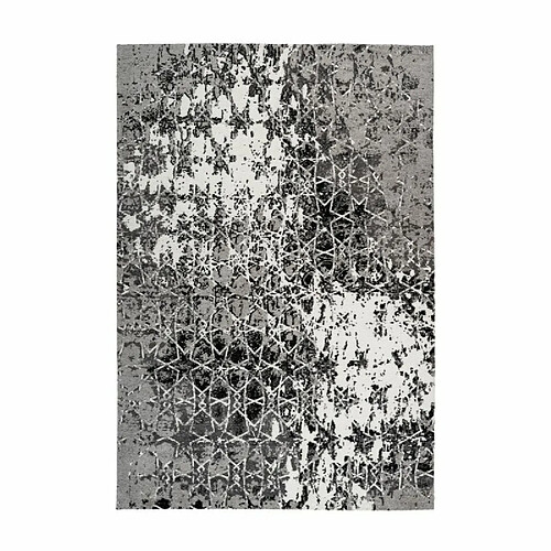 Paris Prix Tapis Vintage à Poils Courts Iglesia Gris 120 x 170 cm