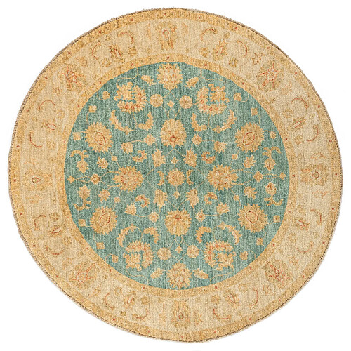 Vidal Tapis de laine 144x144 beige Kaizar