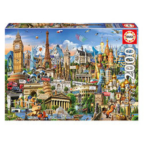 Educa Borras EDUCA Puzzle 2000 Symboles DEurope