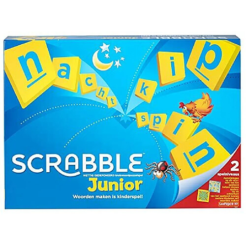 Mattel games Scrabble Junior, Jeu de sociAtA pour enfants A partir de 6 ans