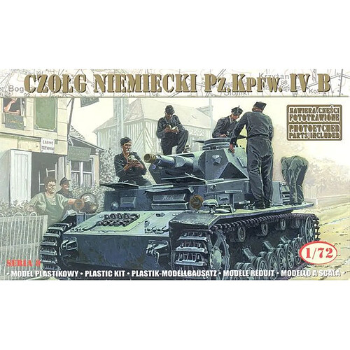 German Tank Pz.Kpfw.IVB'21 Panzerdivisio (neu) 1943- 1:72e - Mirage Hobby