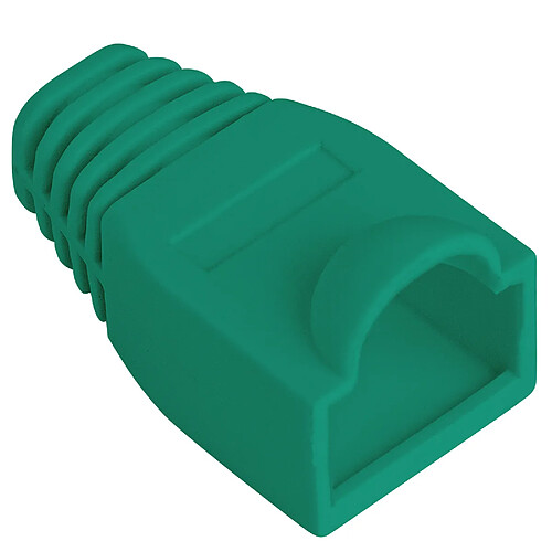 Couvercle en caoutchouc Lanberg pour connecteur RJ45, vert Paquet de 100 unités