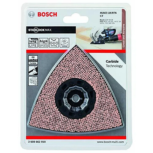 2608662910 Bosch 2608662910-Accesorio Para multiherramienta MAVZ 116 RT6: mortero,abrasivo: carburo