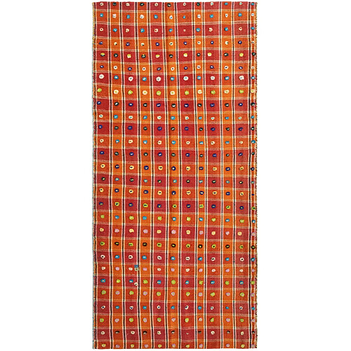 Vidal Tapis de laine 272x128 orange Jajim