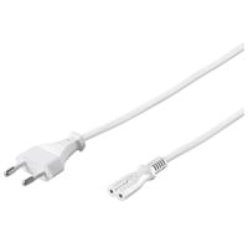 MicroConnect Power Cord Notebook 5m White