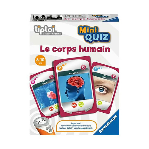 Ravensburger tiptoi - Mini Quiz - Le corps humain