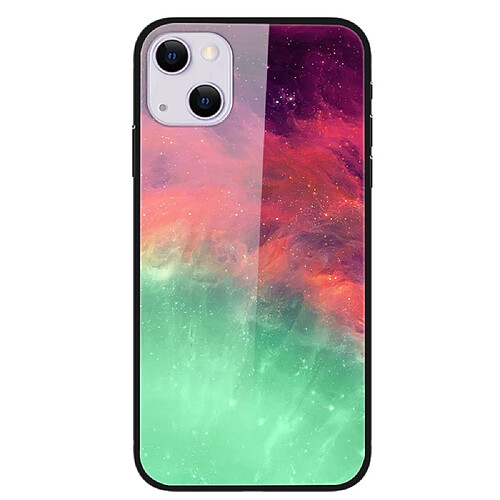 Coque en TPU anti-rayures, antichoc nébuleuse de couleur pour votre iPhone 13 6.1 pouces