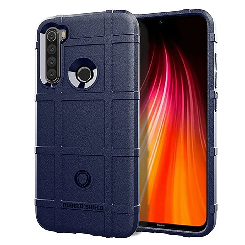 Wewoo Coque Souple Pour Xiaomi Redmi Note 8T Housse TPU antichoc à couverture totale Bleu