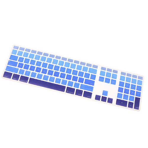 ordinateur portable clavier protecteur film pour imac filaire clavier USB a1243 dégradé bleu