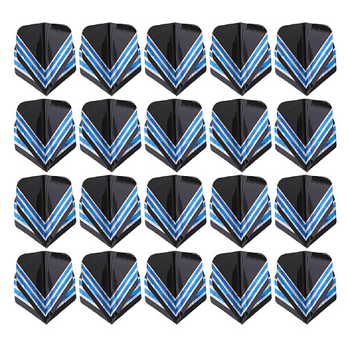 20pcs professionnels dart vols en plastique queue aile protecteurs de dards de type