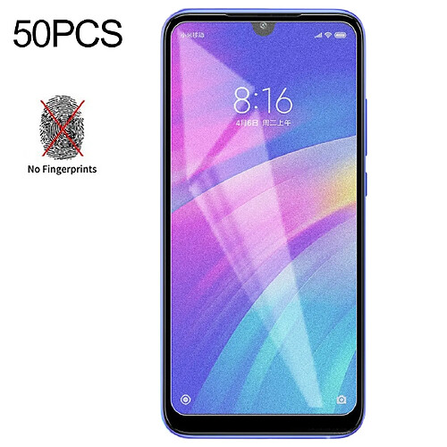 Wewoo Film de verre trempé de dépoli mat50 PCSpour Xiaomi Redmi 7 / Redmi Note 7 Pro / Note 7 / Y3pas de conditionnement de vente au détail