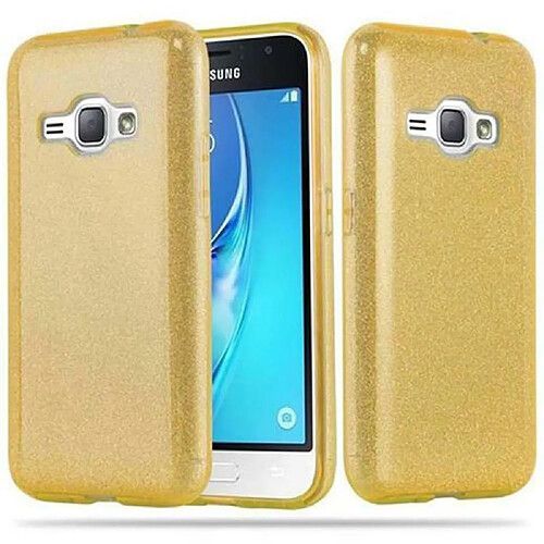 Cadorabo Coque Samsung Galaxy J1 2016 Etui en Or