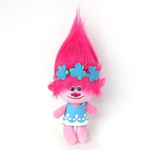 Universal Trolls dessin animé figure rose cheveux soft doll girl peluche jouet