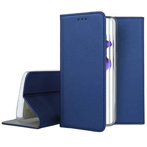 Htdmobiles Housse pour Nothing Phone 1 - etui coque pochette portefeuille + film ecran - BLEU MAGNET