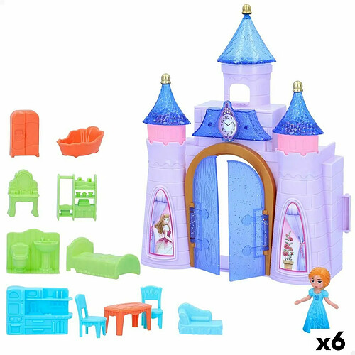 Color Baby Château Colorbaby Isabella Little Princess 6 Unités