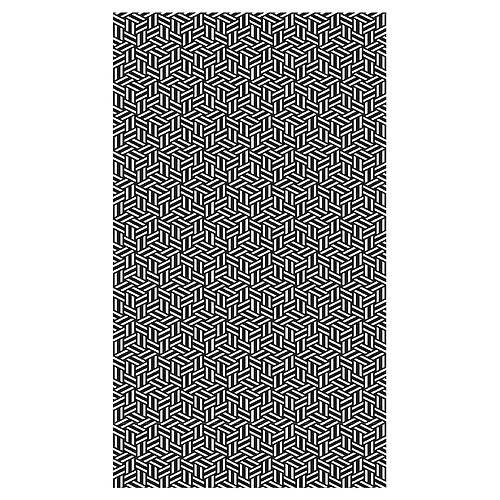 Alter Tapis de salle de bain, 100% Made in Italy, Tapis antitache avec impression numérique, Tapis antidérapant et lavable, Optique - Modèle Adamina, 120x70 cm