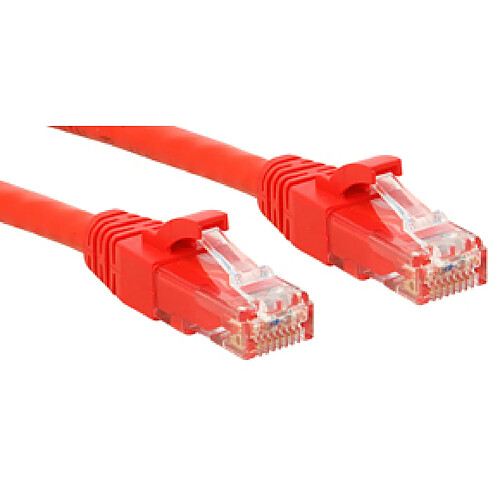 Lindy Cat.6 UTP Premium Patch Cable, 0.3m câble de réseau Rouge 0,3 m