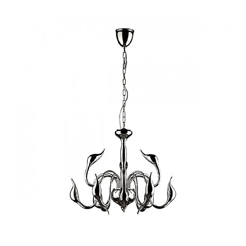 Luminaire Center Lustre moderne Swan Chrome