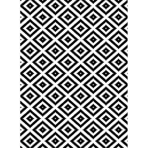 Mani Textile Tapis Black&White Carreaux