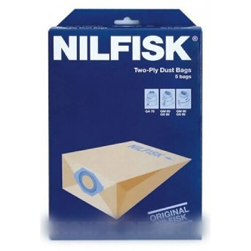 Sachets de 5 sacs pour aspirateur nilfisk advance