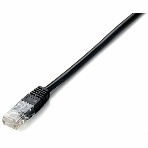 Câble réseau équiper Utp Cat.5E Rj45 1M noir