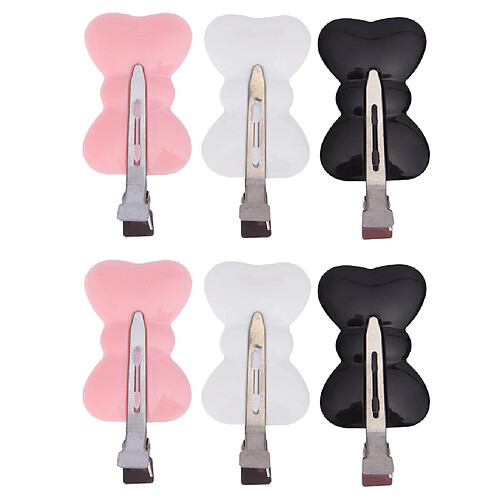 6Pcs Pinces à Cheveux Sans Couture Sans Pli Pince à Cheveux Sans épingles à Plis pour La Coiffure