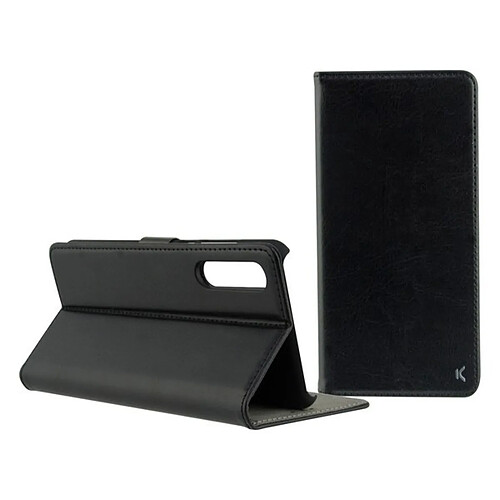 Totalcadeau Housse de protection folio avec aimant compatible Xiaomi Mi9 Noir pas cher