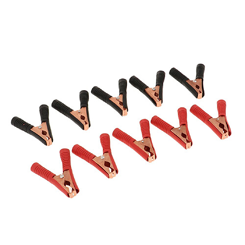 Lot de 10pcs Pinces Crocodiles 90mm 100A