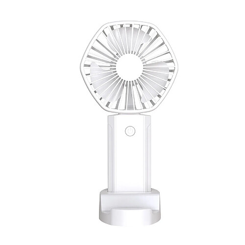 (Blanc) Petit Ventilateur de Poche Mini Ventilateur De Bureau Silencieux Portable Rechargeable Usb pour Étudiant