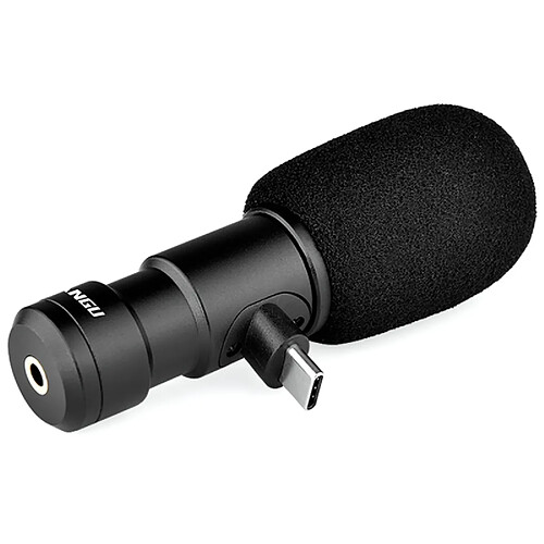 Universal Microphone de caméra stéréo externe microphone d'entrevue pour téléphone portable de journaliste caméra vidéo