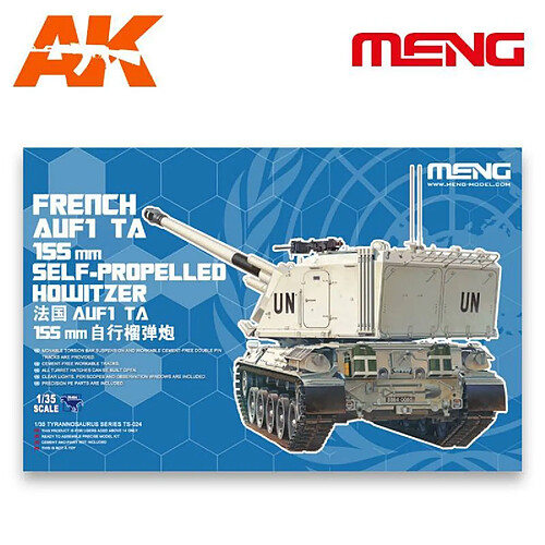 Meng Maquette Char Auf1 Ta 155 Mm Self-propelled Howitzer French