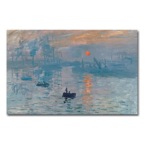 EPIKASA Impression sur Toile Monet Soleil Levant