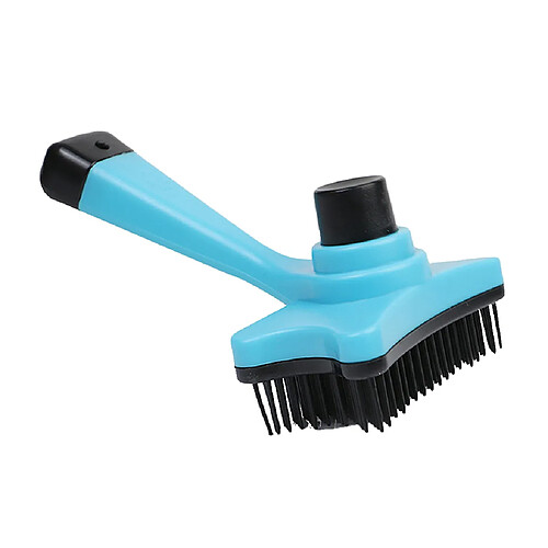 chien de compagnie chat cheveux toilettage peigne râteau pinceau brosse brosse toiletteur outils bleu