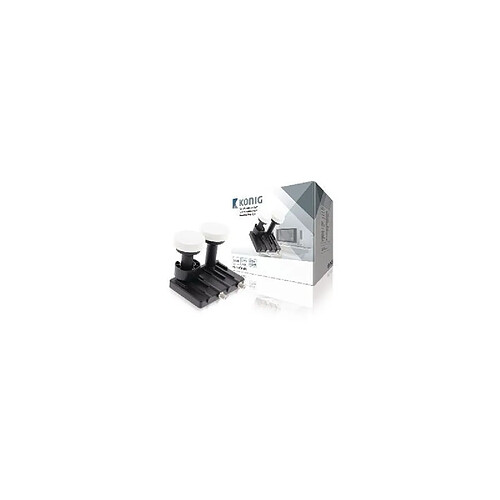 NEDIS KÖNIG Tete LNB universelle monoblock Twin Monoblock 6.0° 1.1 dB