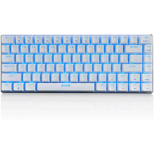 Universal AK33 clavier mécanique 82 clés clavier anti-fantôme interrupteur bleu/noir PC gamer PC portable rétro-éclairé USB câblé expédition directe | clavier (interrupteur noir)