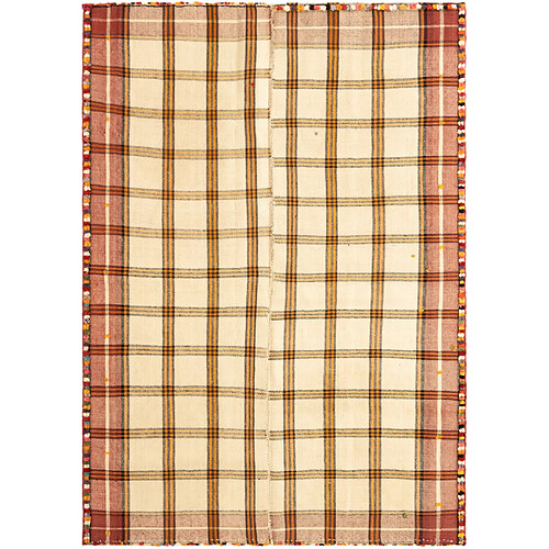 Vidal Tapis de laine 224x159 beige Jajim