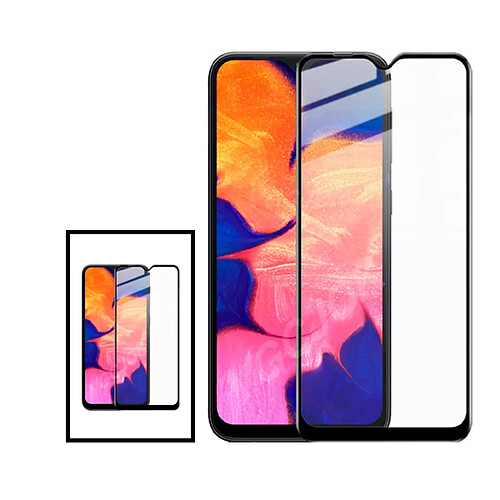 PHONECARE Kit 2 Film Verre Trempé 5D Full Cover pour Oppo A78 - Transparent / Noir