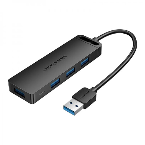 Vention HUB 6 en 1 USB 3.0 - 4xUSB / MicroUSB / PD - 1m - Couleur Noir