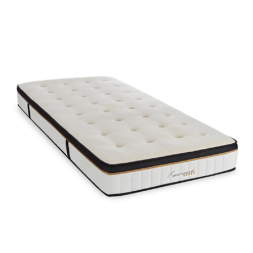 MAISON AUBERTIN Matelas EMERAUDE Mémoire 24cm 90x200cm