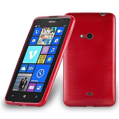 Cadorabo Coque Nokia Lumia 625 Etui en Rouge