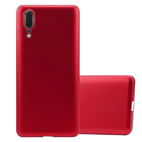 Cadorabo Coque Huawei P20 Etui en Rouge