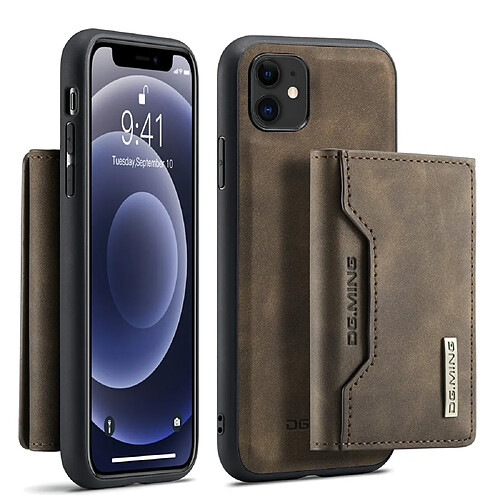 Dg.Ming Coque en TPU 2 en 1 détachable, hybride avec béquille café pour votre Apple iPhone 11 6.1 pouces