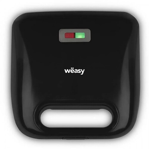 Appareil - Machine a Croque Monsieur WEASY JOY600 - Appareil a 4 en 1 - 4 plaques interchangeables - 750W - Témoin lumieux - Revetement anti-adhési