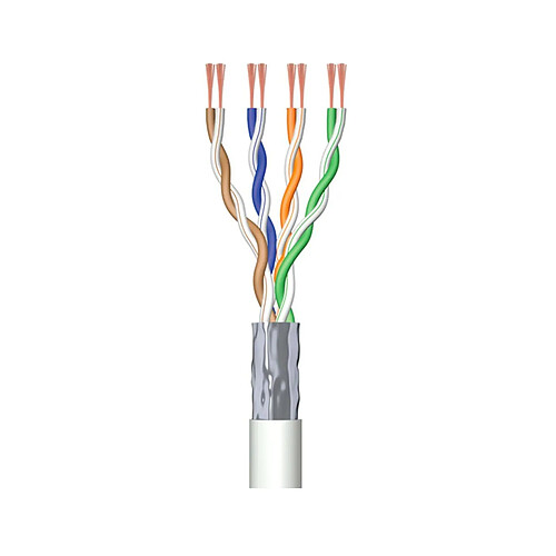 Ewent IM1217 Carrete de cable de red LSZH Cat6 U/UTP 305 m Gris