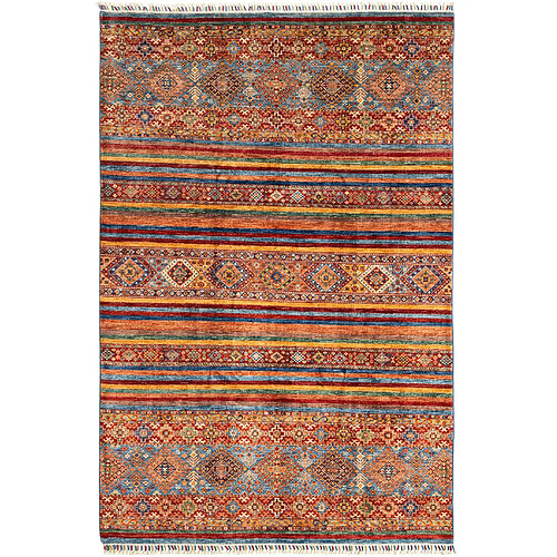 Vidal Tapis de laine 272x177 Bleu Torkman