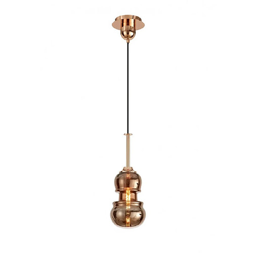 Luminaire Center Suspension Sonata Cuivre 1 ampoule 53,5cm